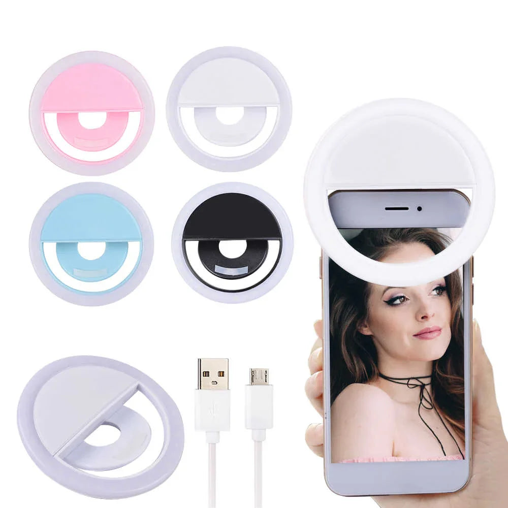 KAVE phone clip selfie ring light - Dimmable LED - KAVE