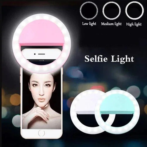 KAVE phone clip selfie ring light - Dimmable LED - KAVE