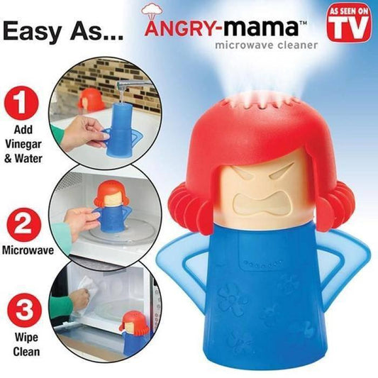 Angry Mama Microwave Cleaner – Steam Clean with Vinegar & Water - KAVE
