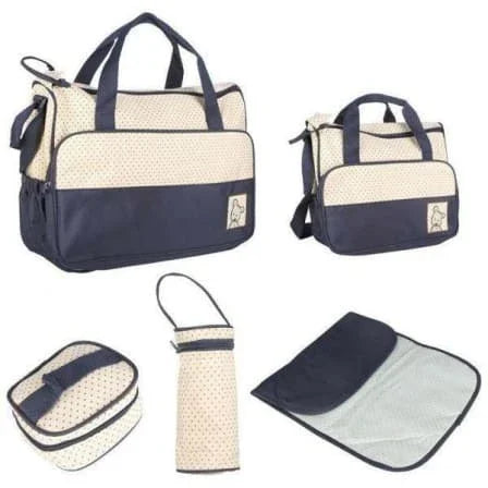 5-in-1 Multi-Functional Diaper Backpack – Blue Organized, Spacious & Travel-Ready for Modern Parents - KAVE