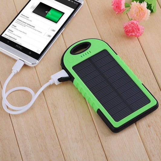 KAVE solar power bank green Portable Rugged Charger - KAVE