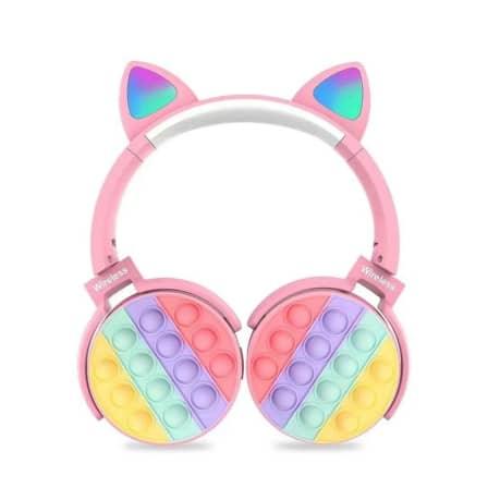 KAVE Fidget Cat Ear Headphones with Colorful Pop Bubble - KAVE