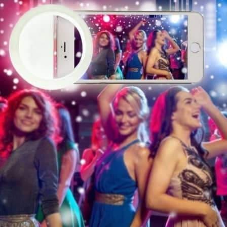 KAVE phone clip selfie ring light - Dimmable LED - KAVE